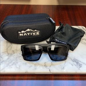 Native Eyewear El Jefe Polarized Sunglasses NWOT